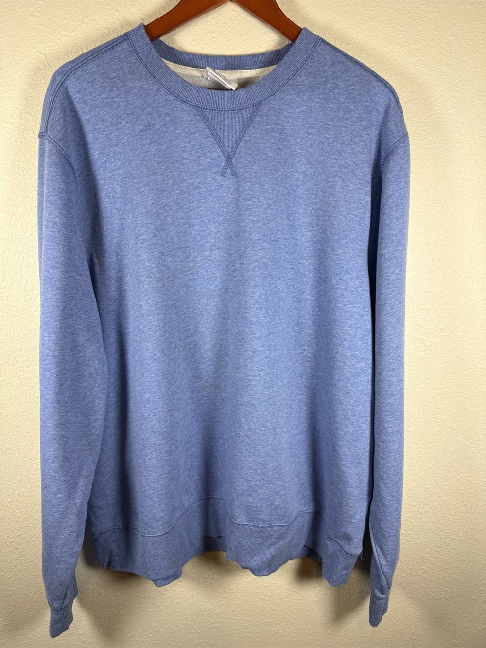 Champion Crewneck Sweatshirt Blue Freece Mens XL Loungewear Athleisure